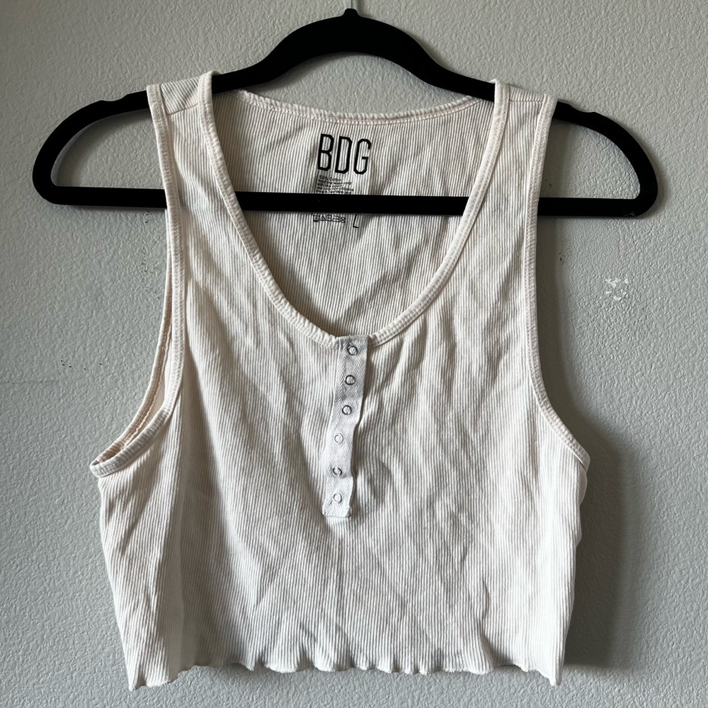 urban outfitters bdg henley tank